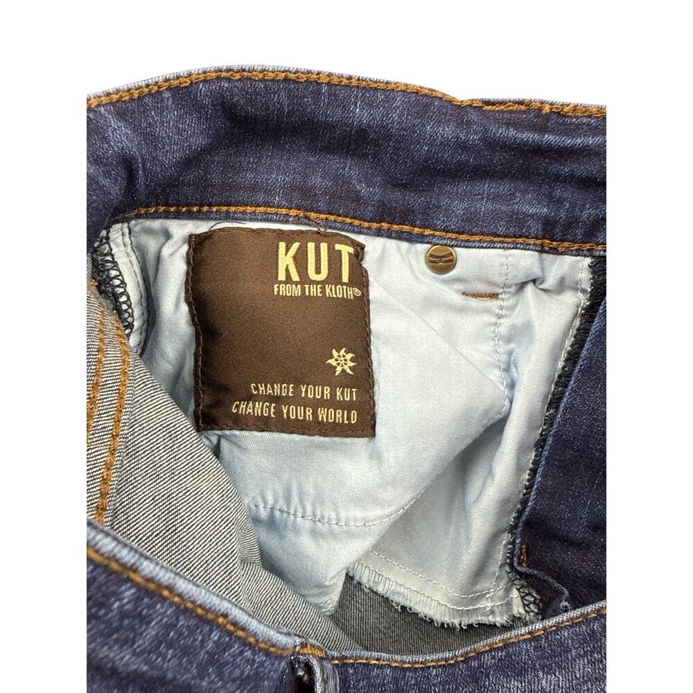 Kut From The Kloth Fab Ab Baby Bootcut Jeans Dark Wash High Rise 30X32.5 - Picture 9 of 13